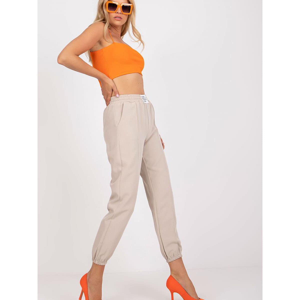 Pantaloni Italy Moda model 167002 Beige
