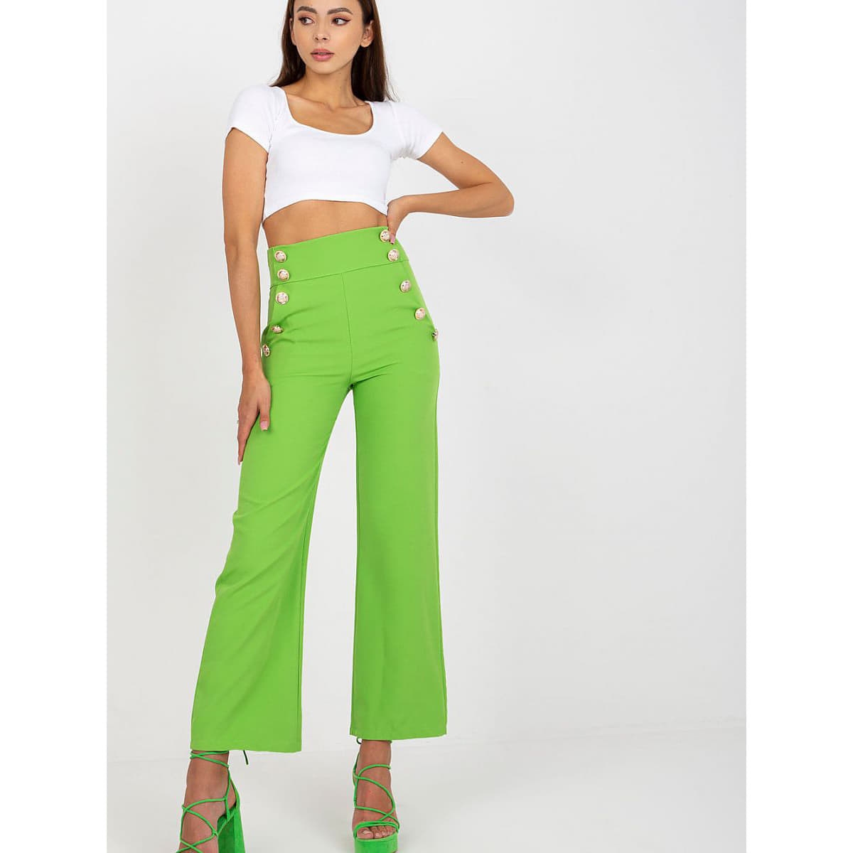 Pantaloni Italy Moda model 167110 Green