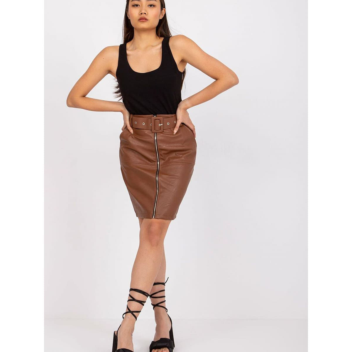 Fustă Italy Moda model 167377 Brown