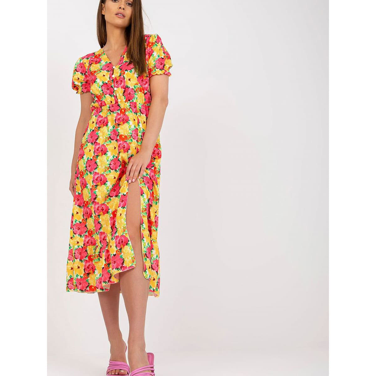 Rochie Italy Moda model 167586 Yellow