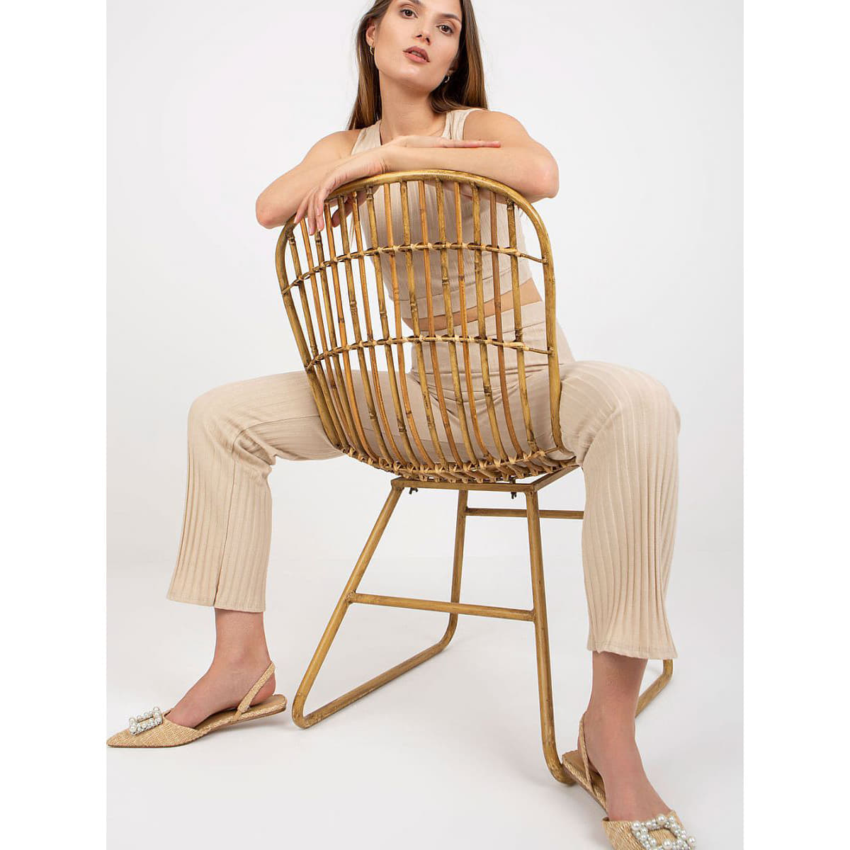 Hanorac Italy Moda model 167734 Beige