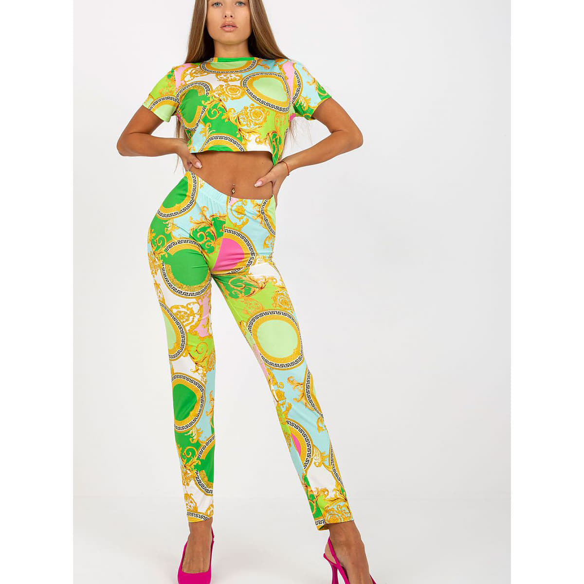 Hanorac Italy Moda model 168594 Green