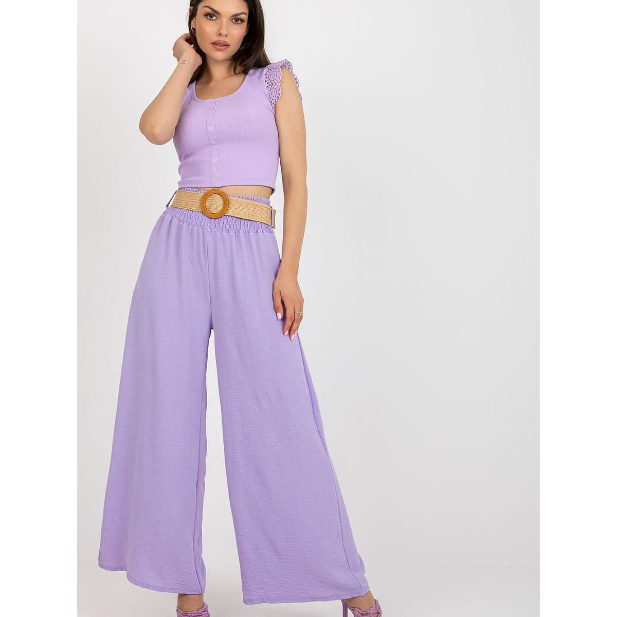 Pants Italy Moda model 180153 Purple