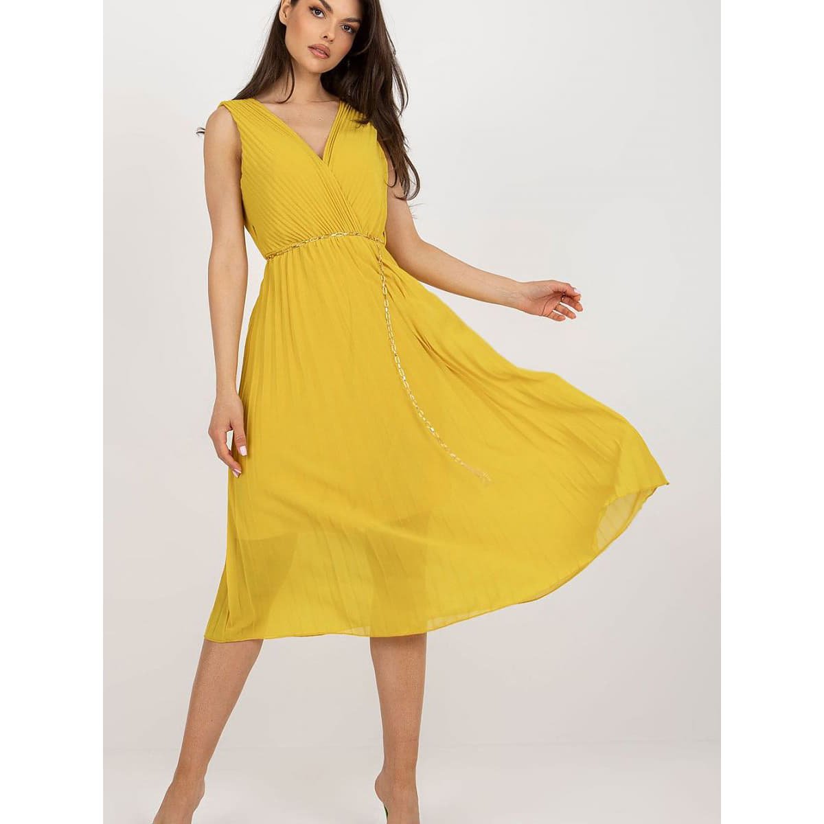 Dresses Italy Moda model 181355 Yellow