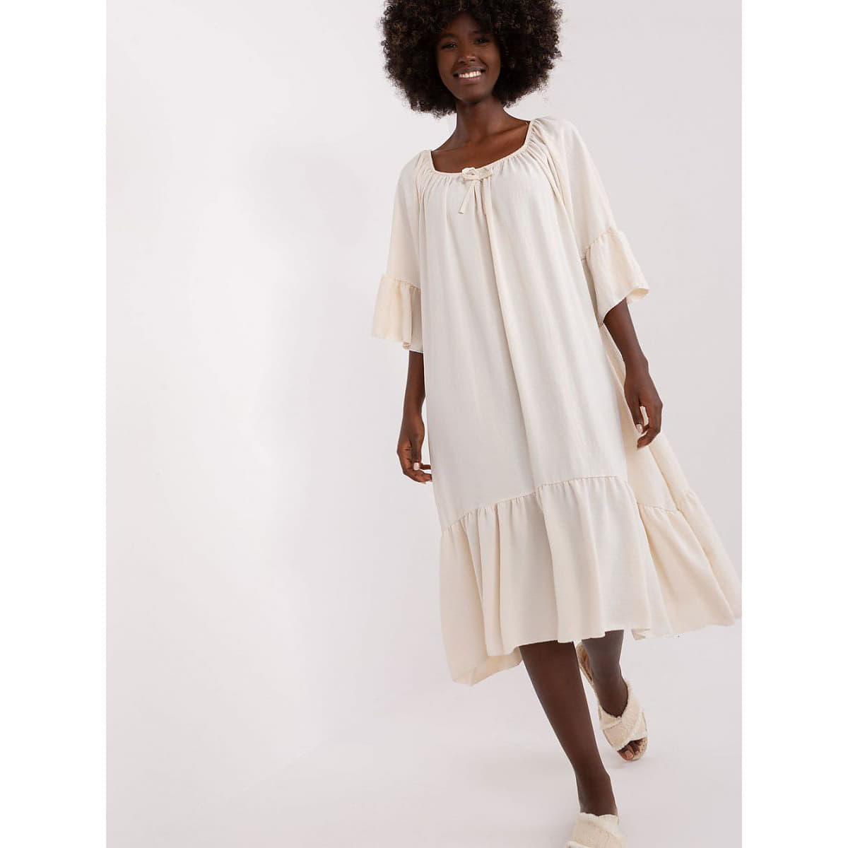Rochie Italy Moda model 183107 Beige