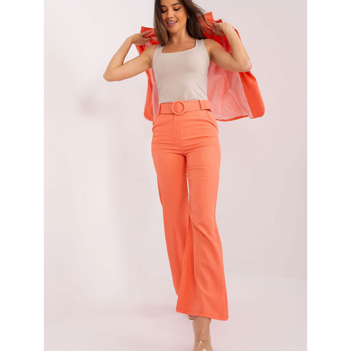 Pantaloni Italy Moda model 192403 Orange