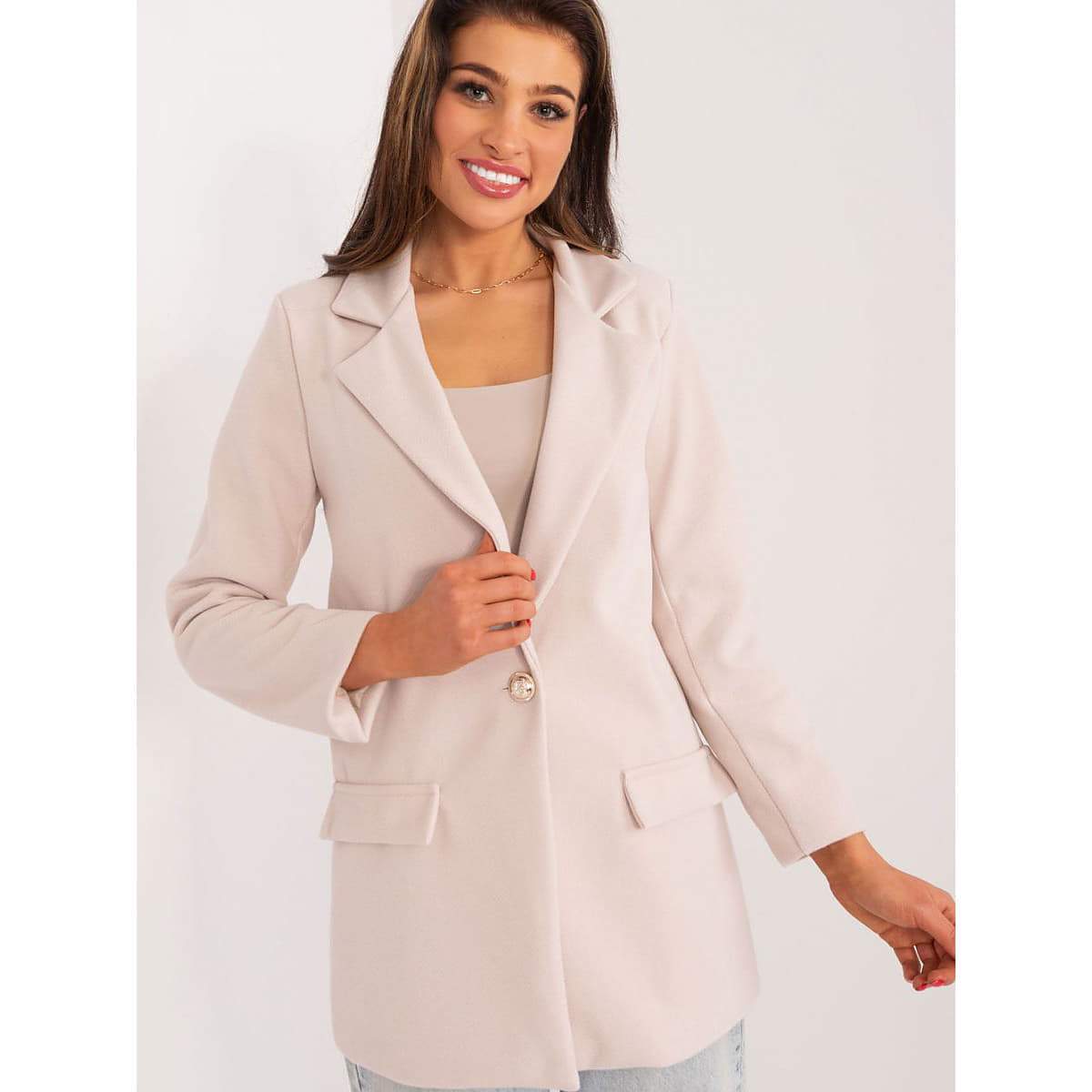 Cămașă Italy Moda model 192496 Beige