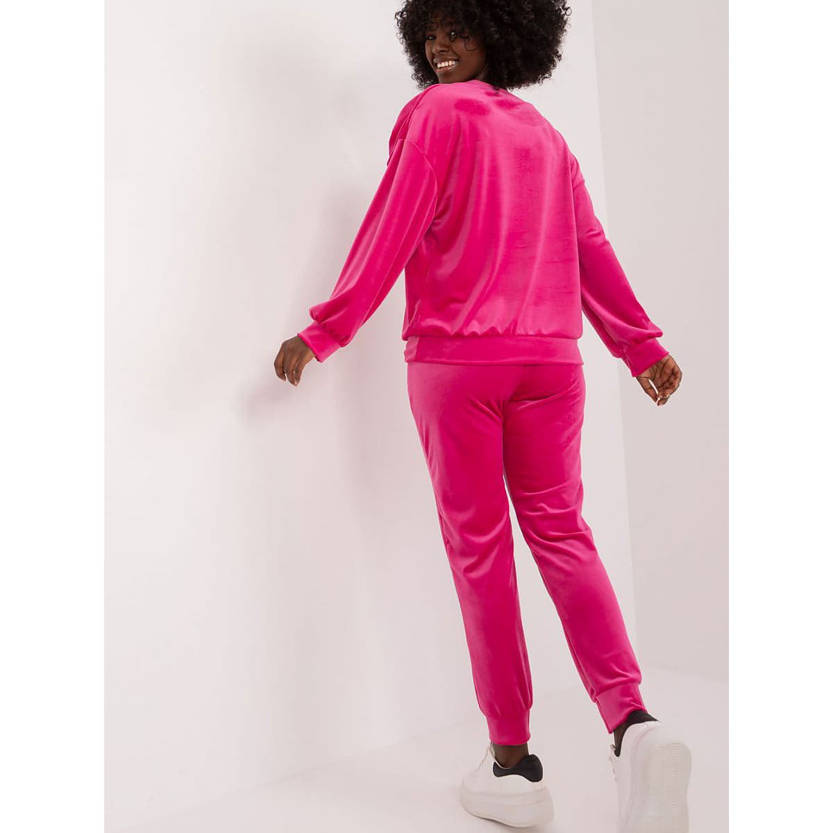 Hoodies and sweatshirts  Italy Moda model 193015 Pink