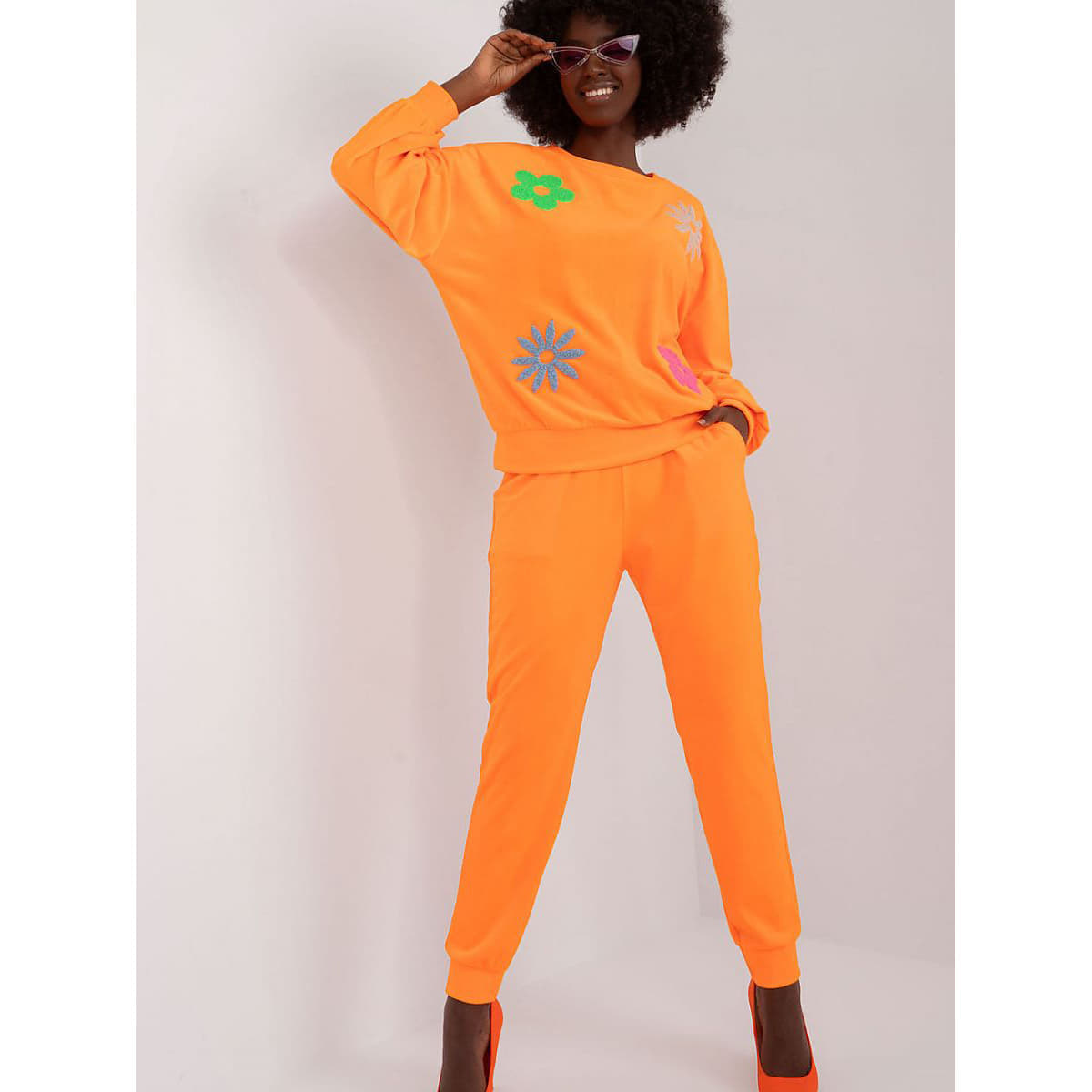 Hanorac Italy Moda model 193021 Orange