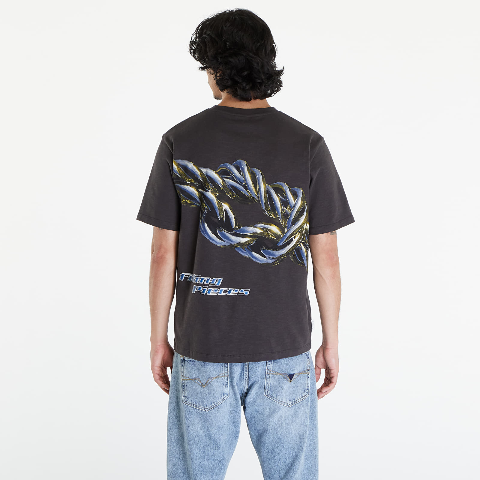 Trička Filling Pieces Metallic Rope T-Shirt UNISEX Pavement