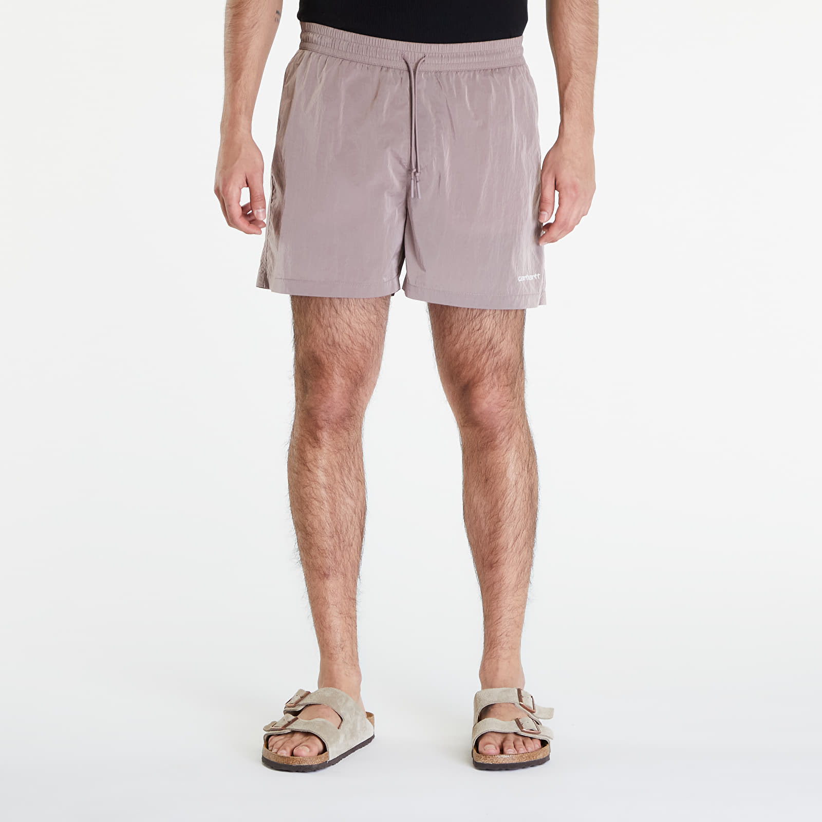 Bademode Carhartt WIP Tobes Swim Trunks Glassy Pink/ White