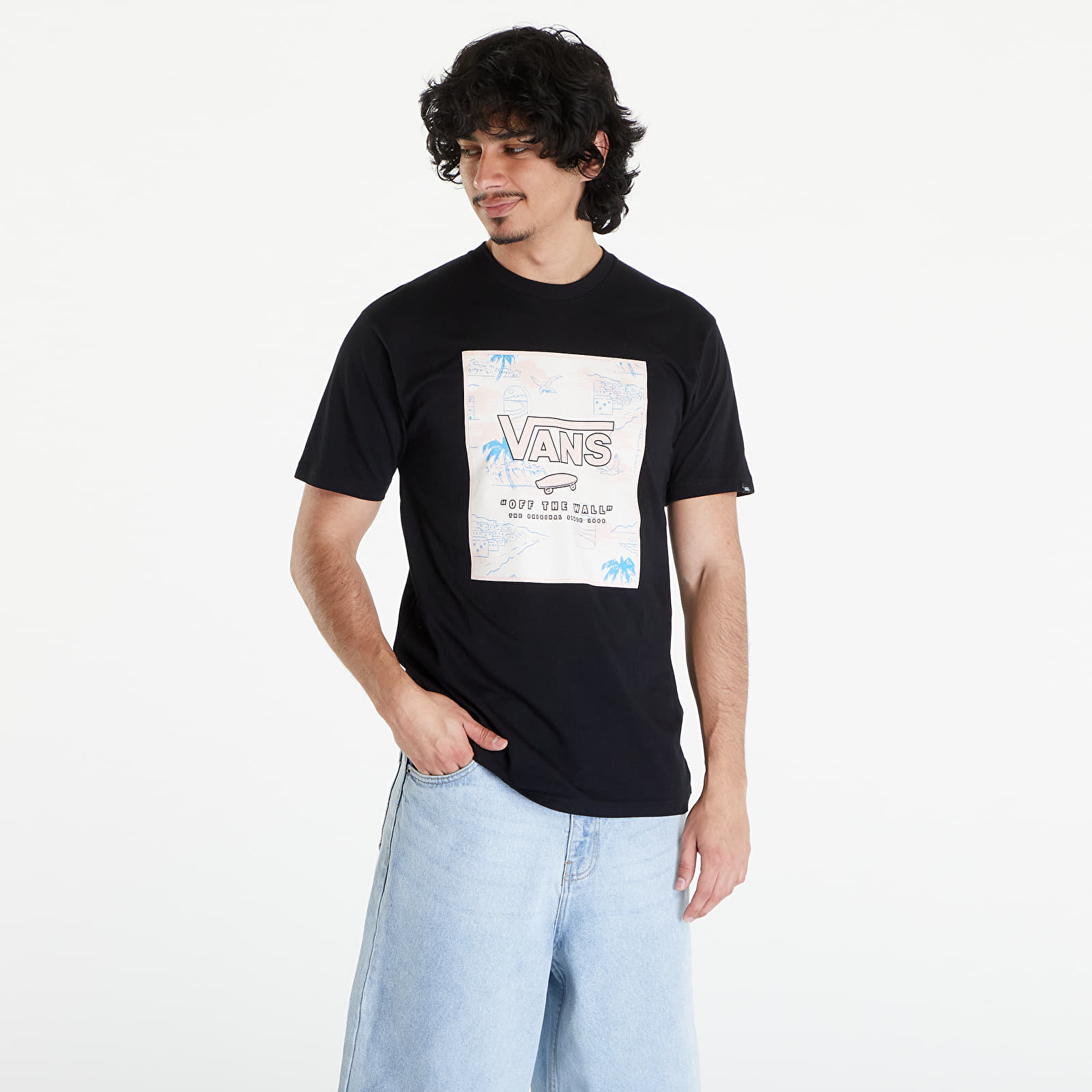 T-shirts Vans Mn Classic Print Box Black/ Chi