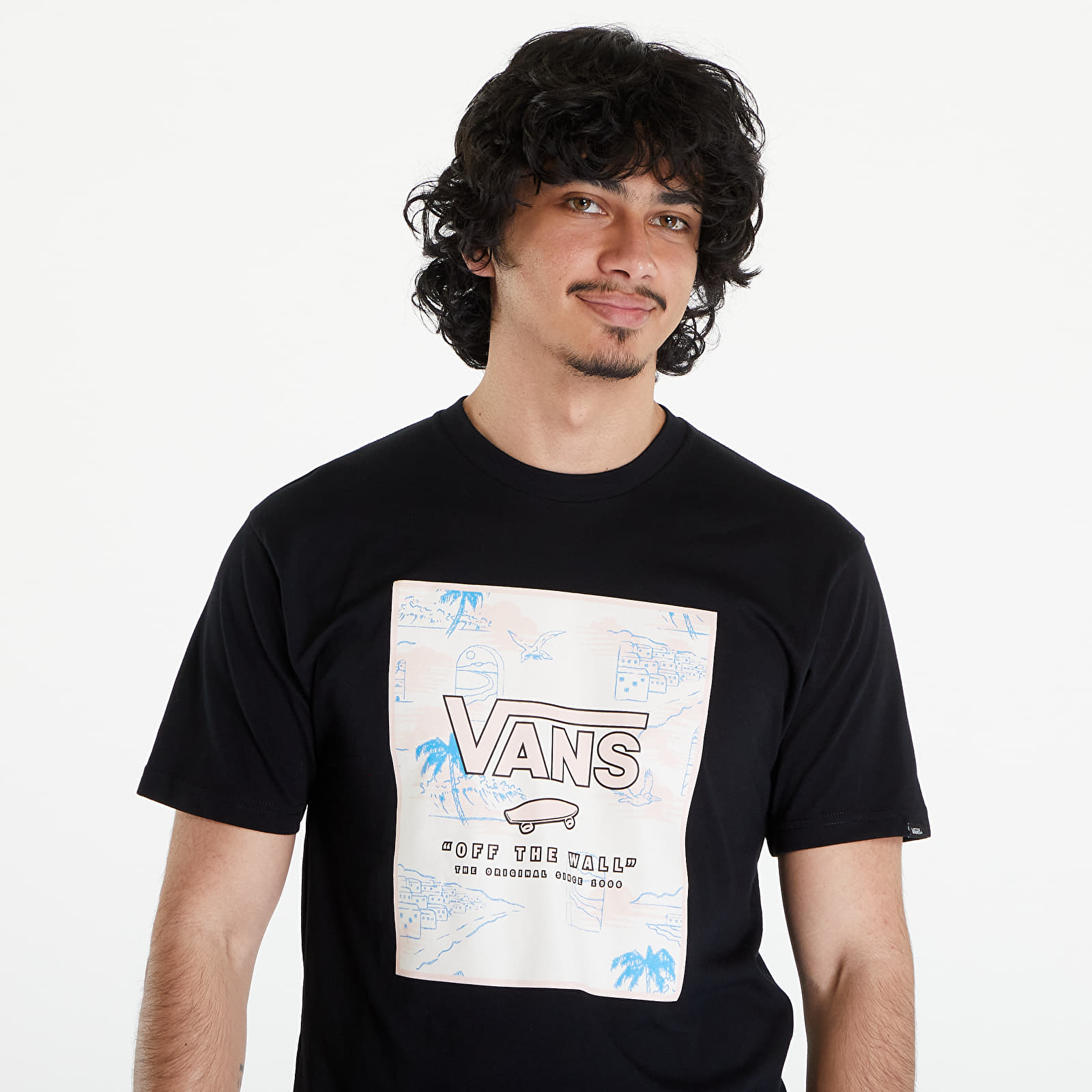 T-shirts Vans Mn Classic Print Box Black/ Chi