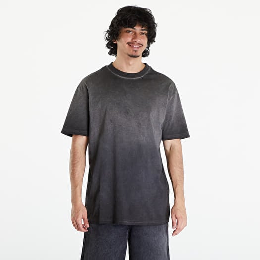 T-shirt Urban Classics Oversized Sun Bleached Tee Black
