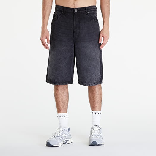 Šortky Urban Classics 90's Heavy Denim Shorts Black Washed
