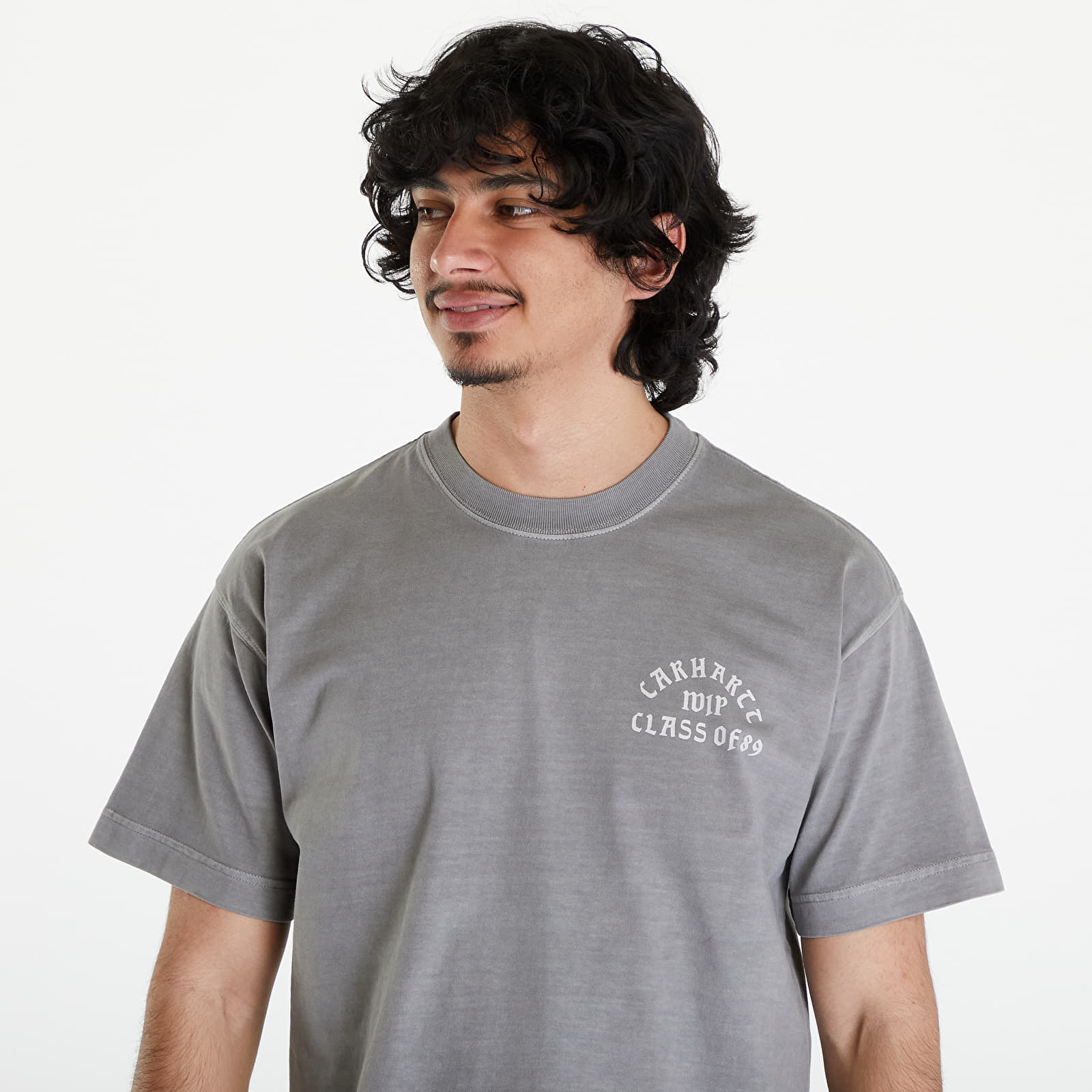 T-Shirts Carhartt WIP S/S Class of 89 T-Shirt UNISEX Marengo/ White Garment Dyed