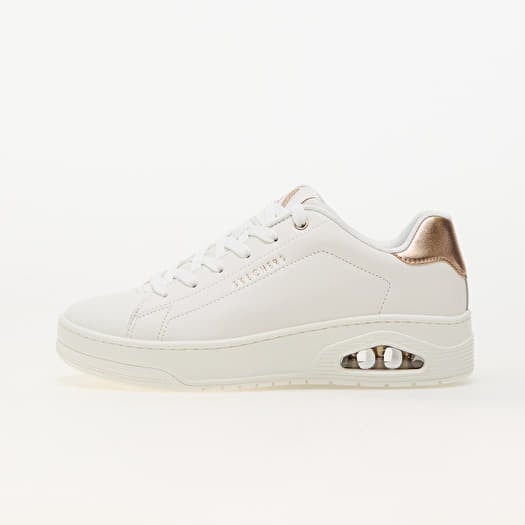 Skechers white trainers sale on sale