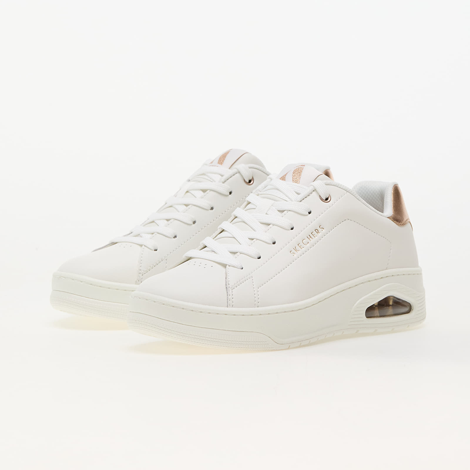Women's sneakers and shoes Skechers Uno Court - Courted White