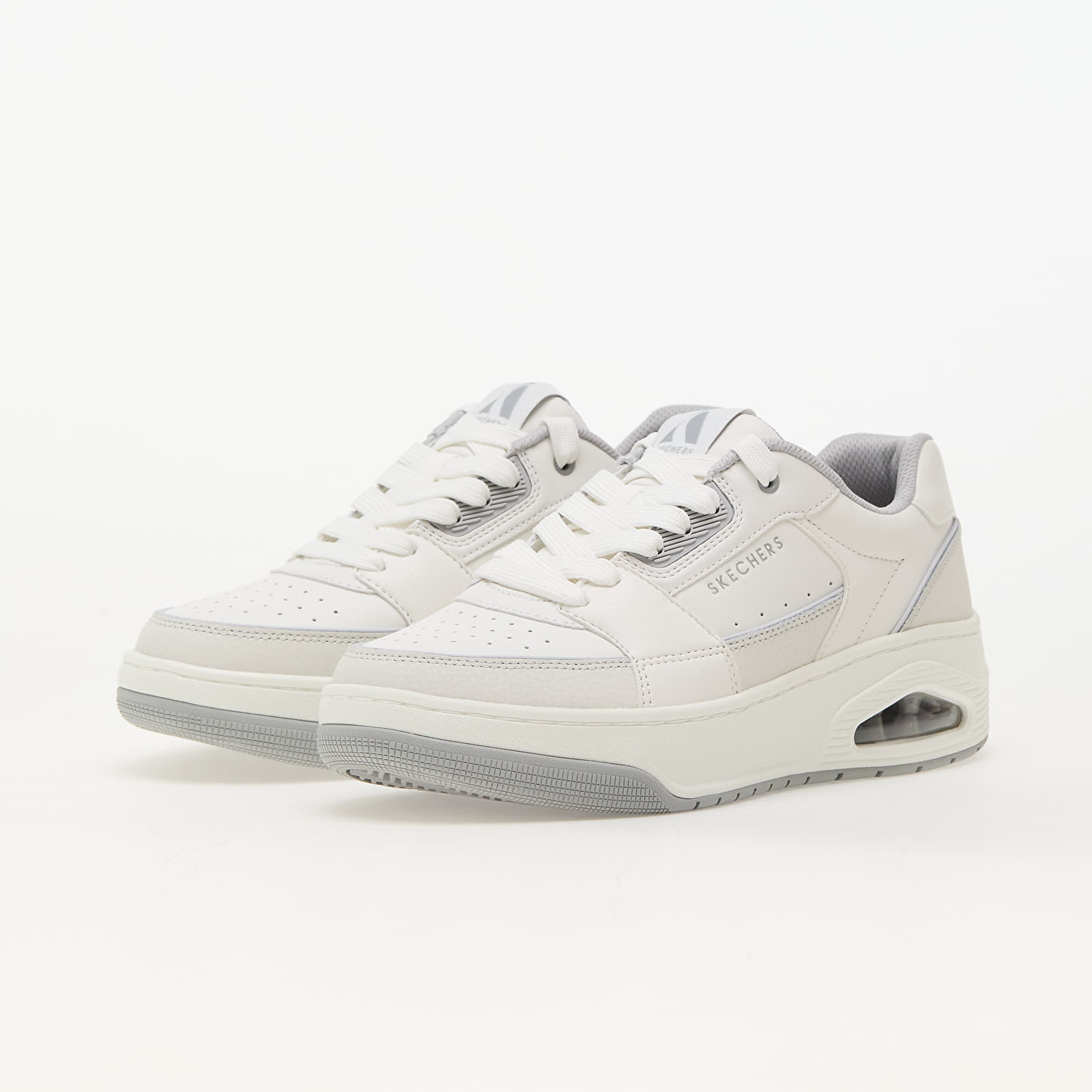 Zapatillas Hombre Skechers Uno Court - Low-Post White