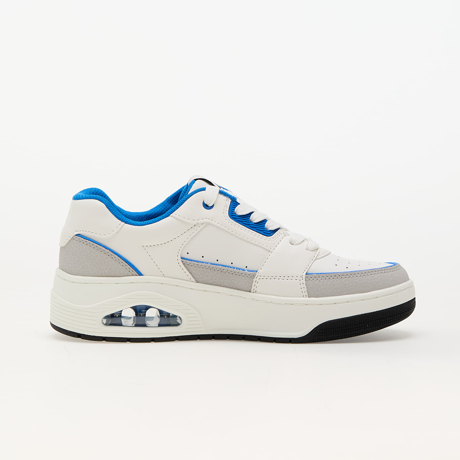 Męskie trampki i buty Skechers Uno Court - Low-Post White/ Black