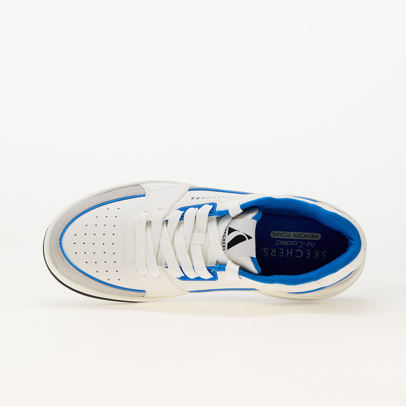 Męskie trampki i buty Skechers Uno Court - Low-Post White/ Black