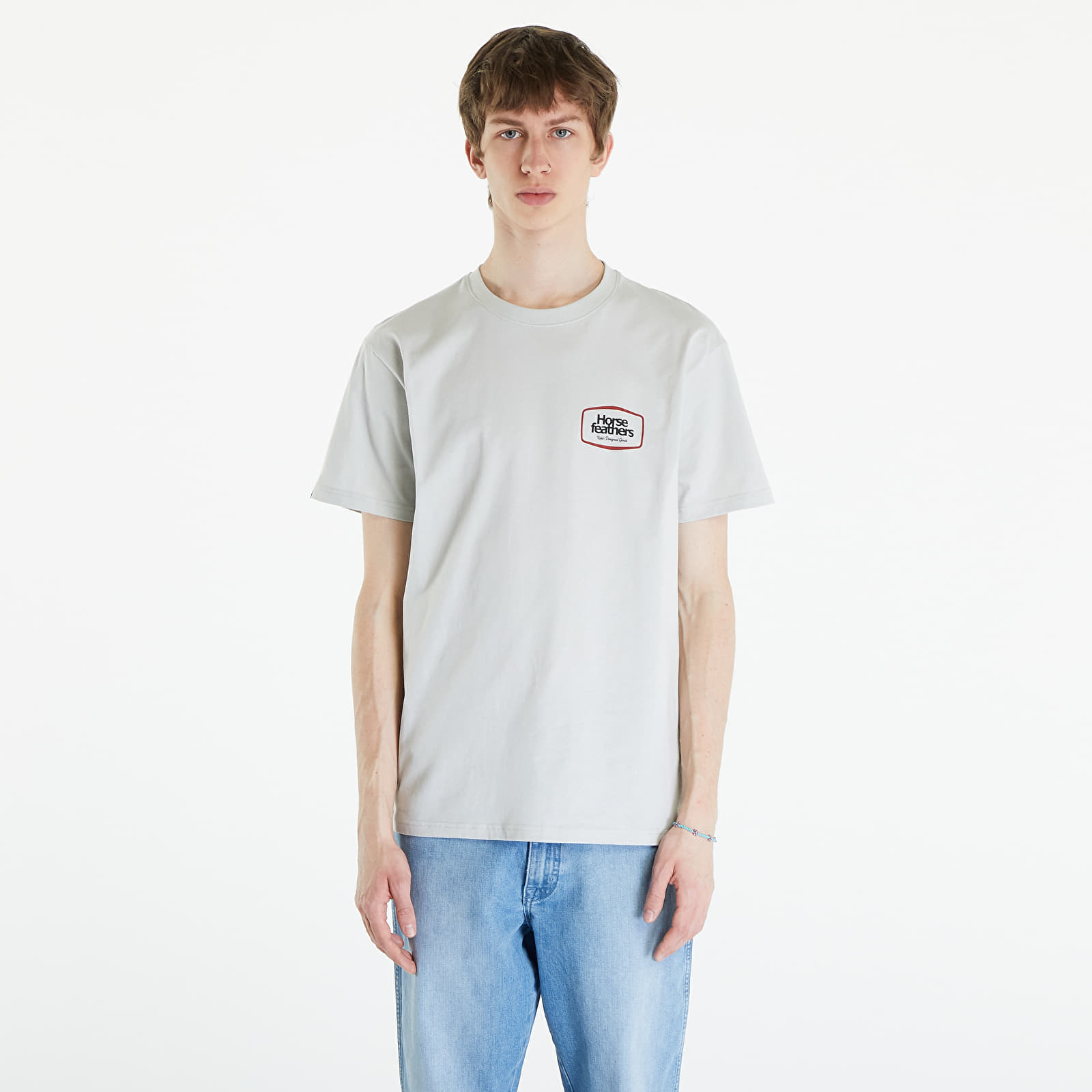 Tricouri Horsefeathers Bronco T-Shirt Cement