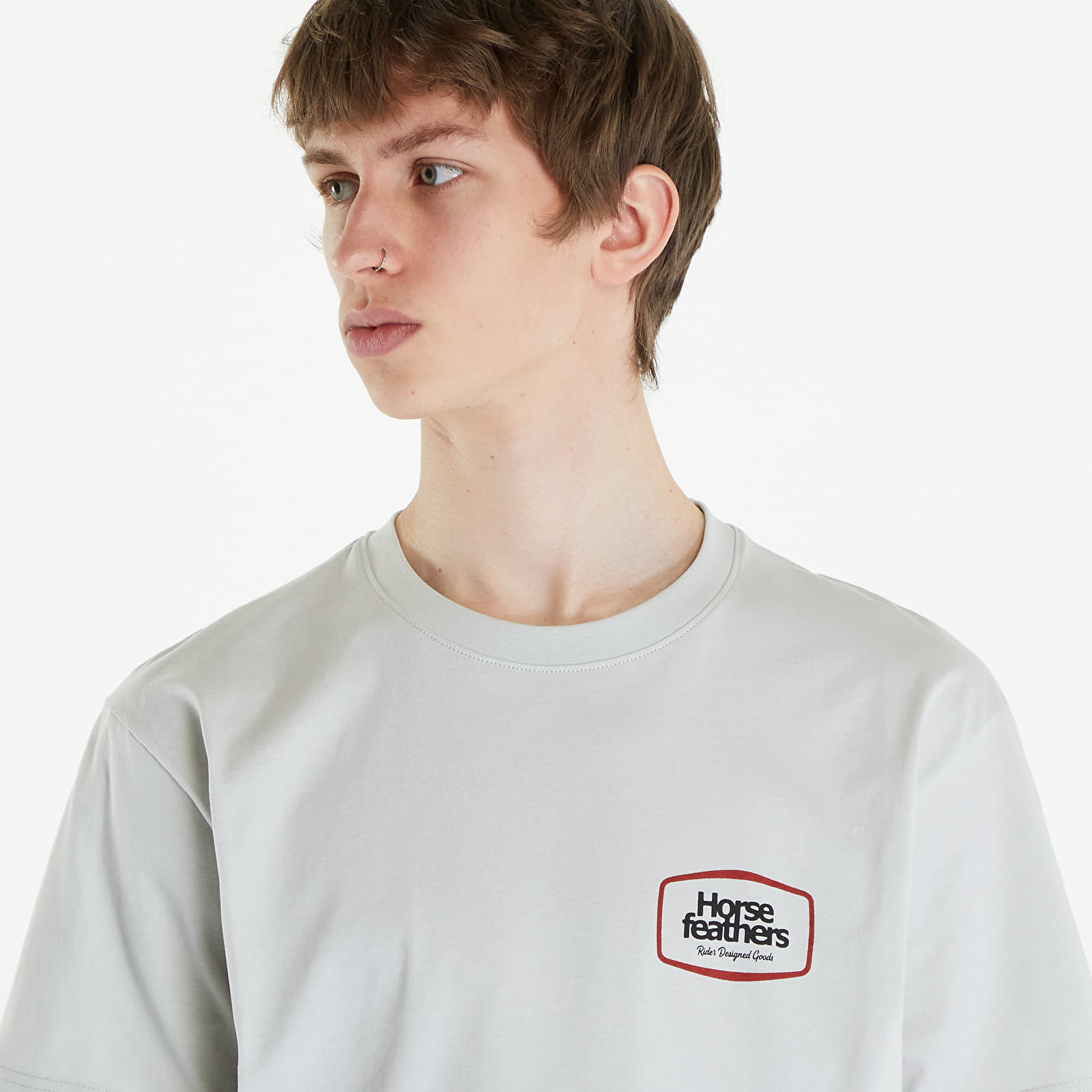 Tricouri Horsefeathers Bronco T-Shirt Cement