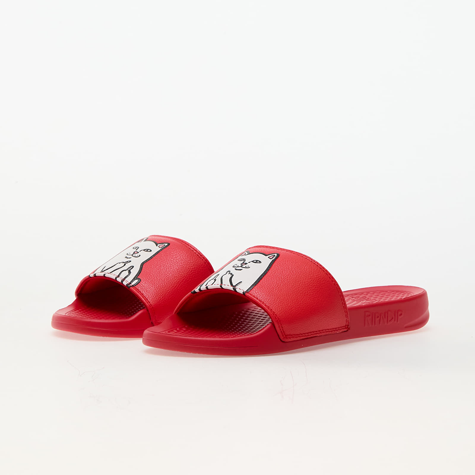 Pánske tenisky a topánky RIPNDIP Lord Nermal Slides Red