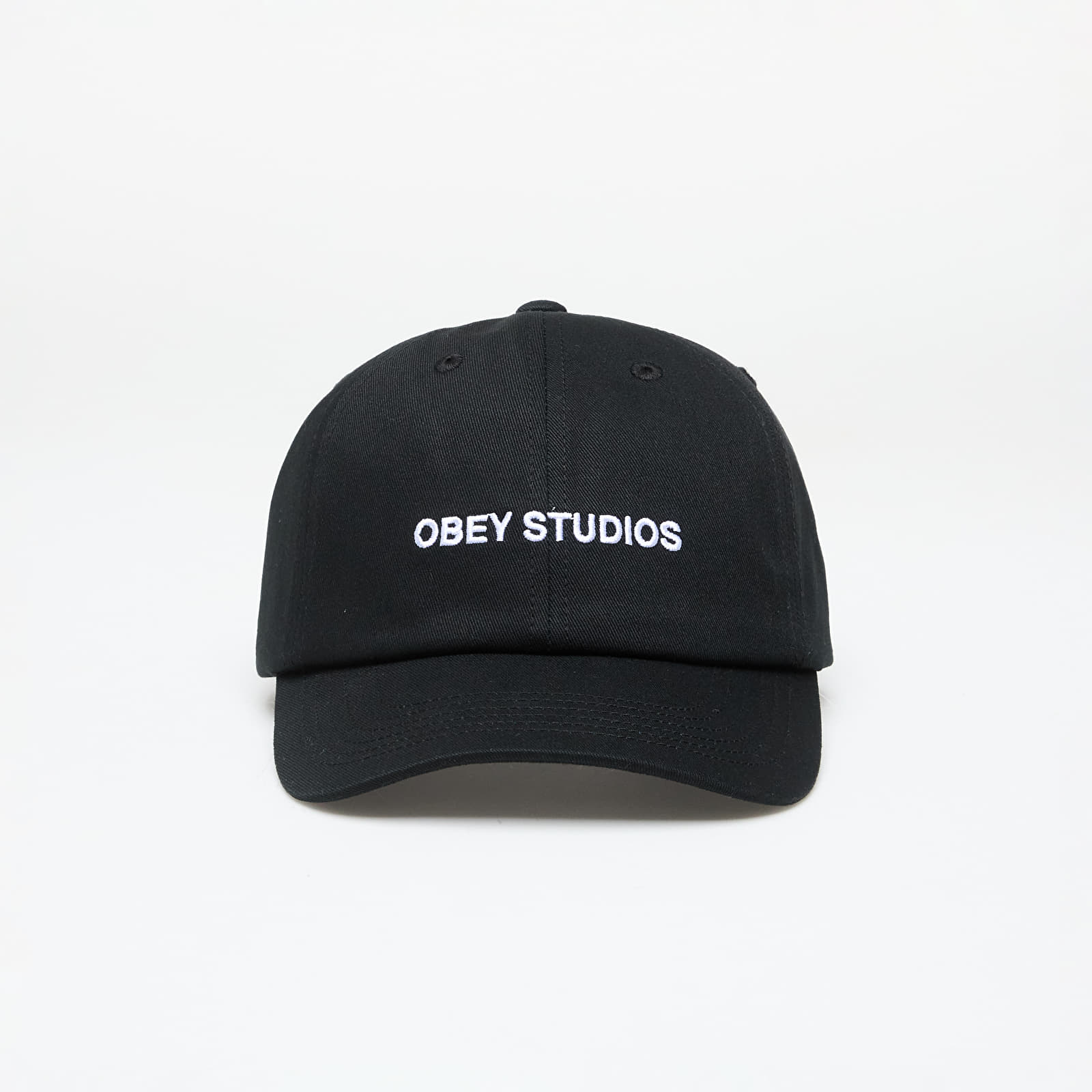 Caps OBEY Studios Strap Back Hat Black