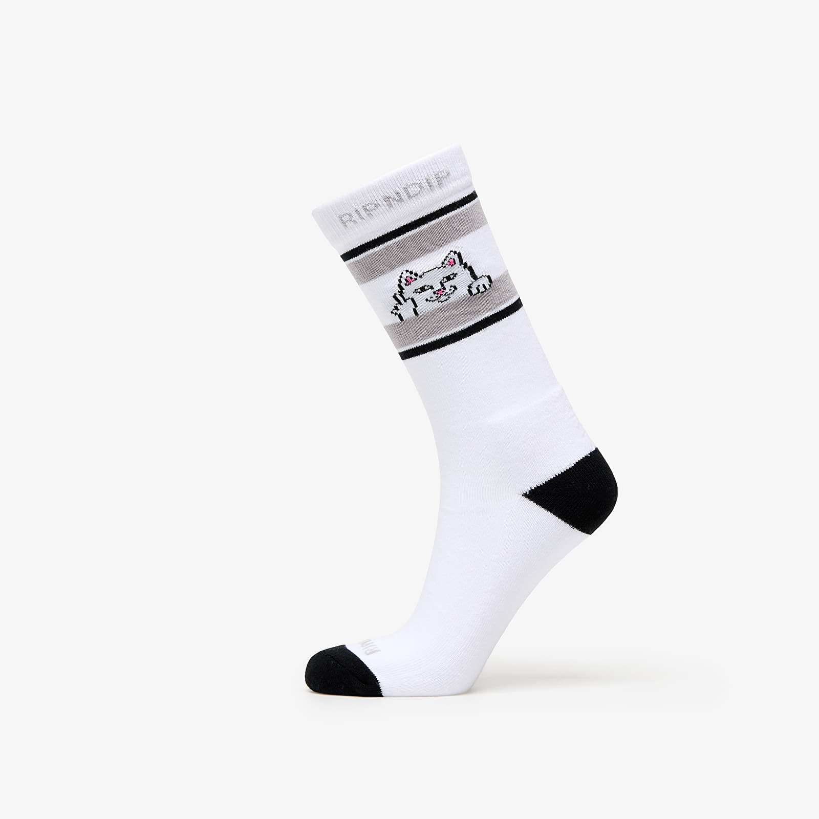 Șosete RIPNDIP Peeking Nermal Socks White