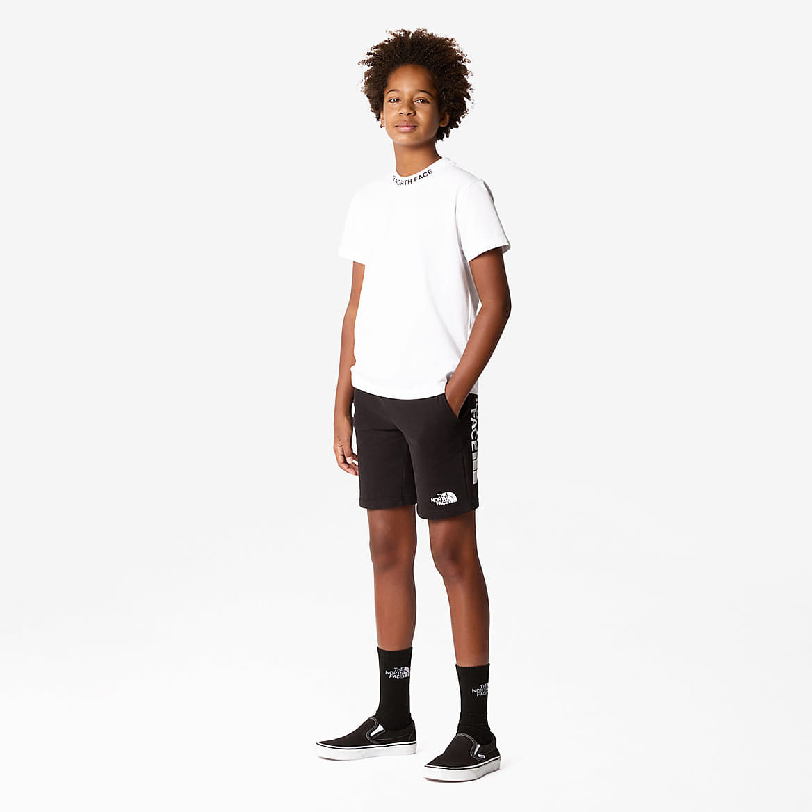 T-shirty dziecięce The North Face Teen New Short Sleeve Zumu Tee TNF White