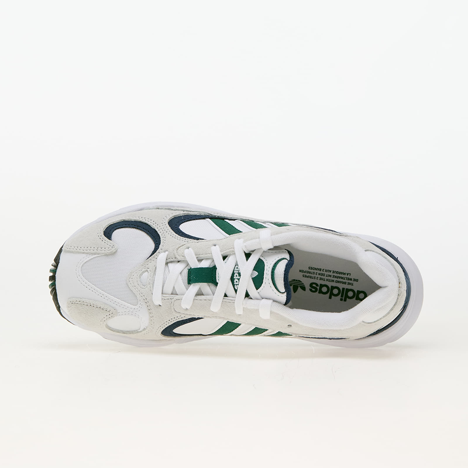Baskets et chaussures pour femmes adidas Falcon Dorf W Ftw White Collegiate Green Night Indigo Queens