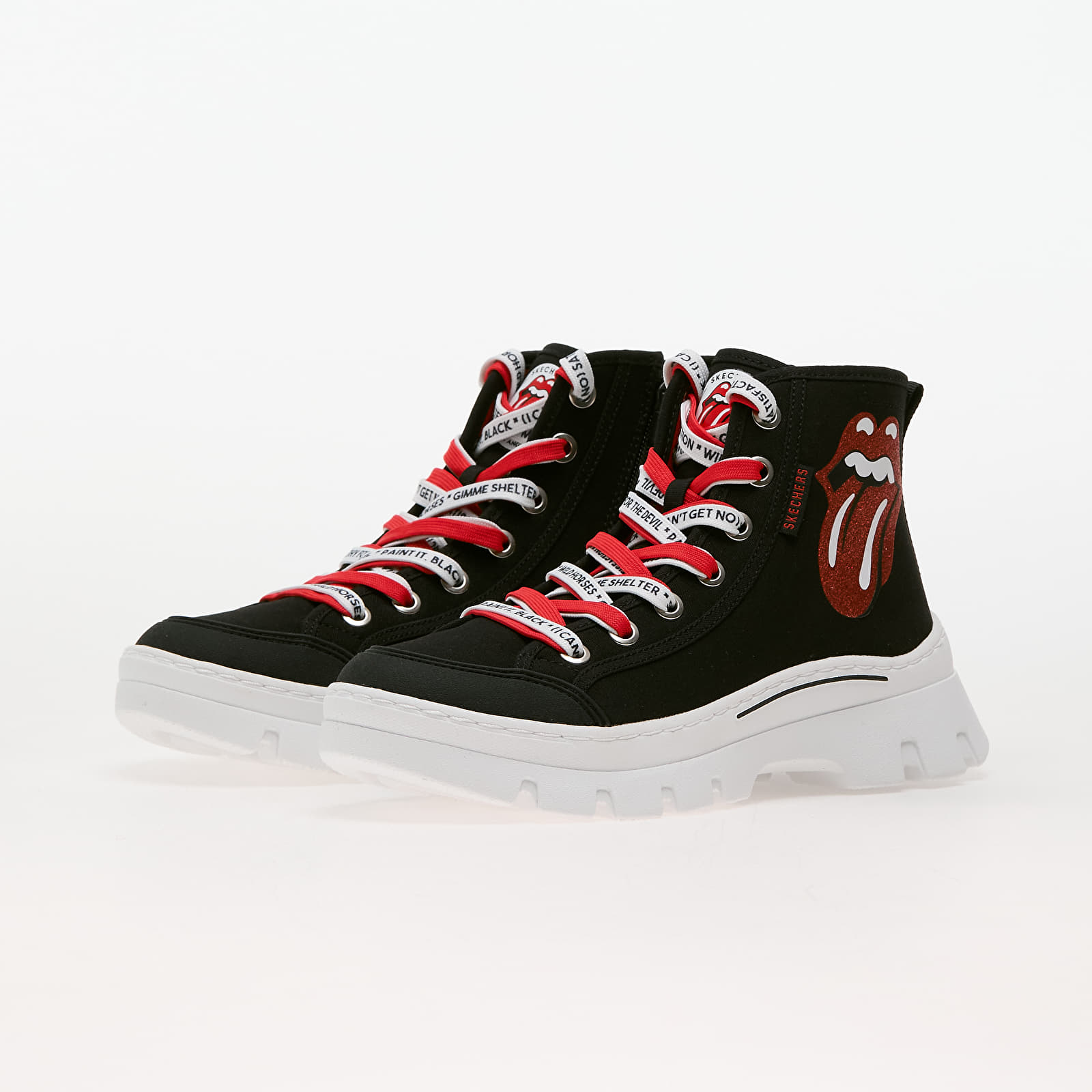 Dámské tenisky a boty Skechers Roadies Surge - Lick Black/ Red
