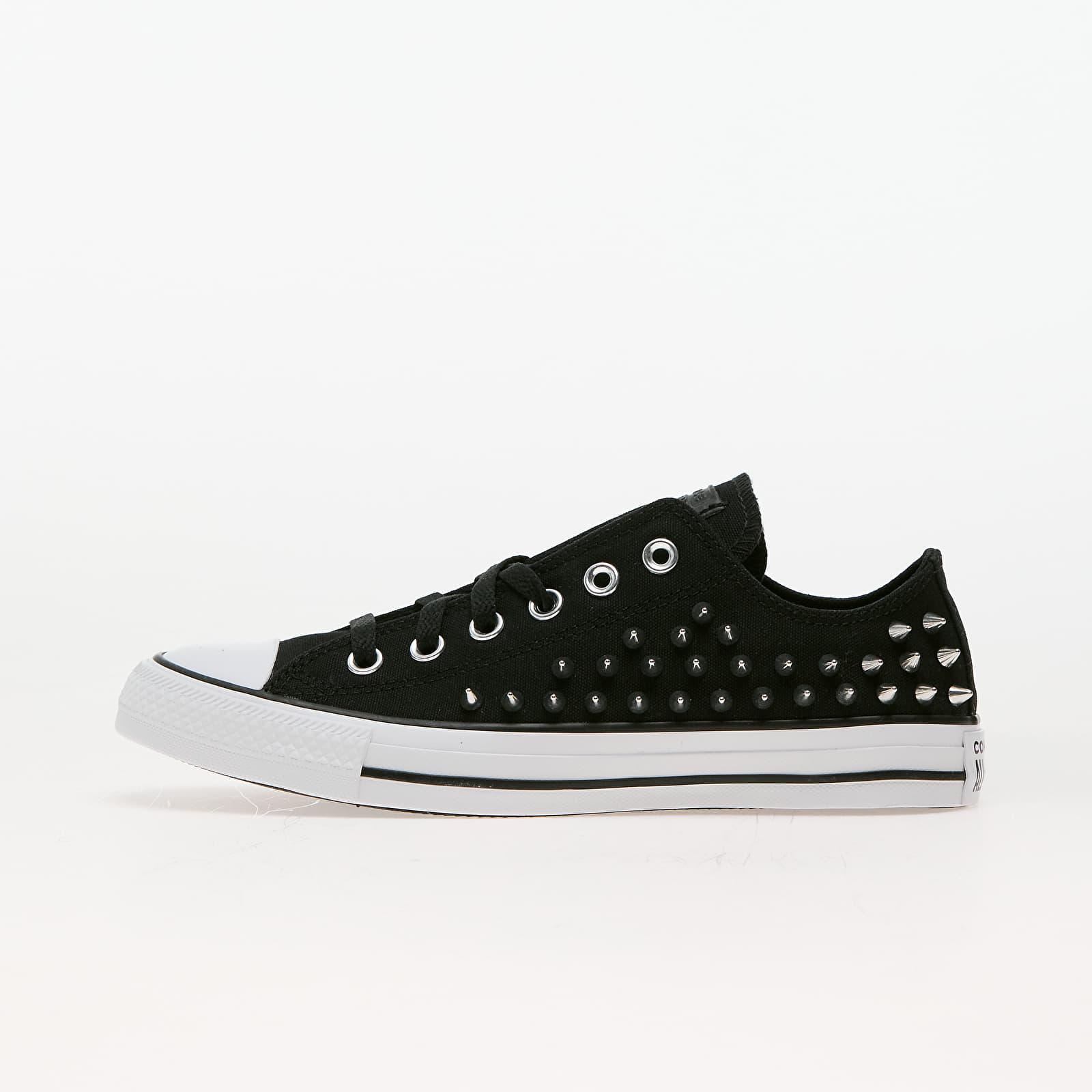 Women's sneakers and shoes Converse Chuck Taylor All Star Studded Black/ Silver/ White
