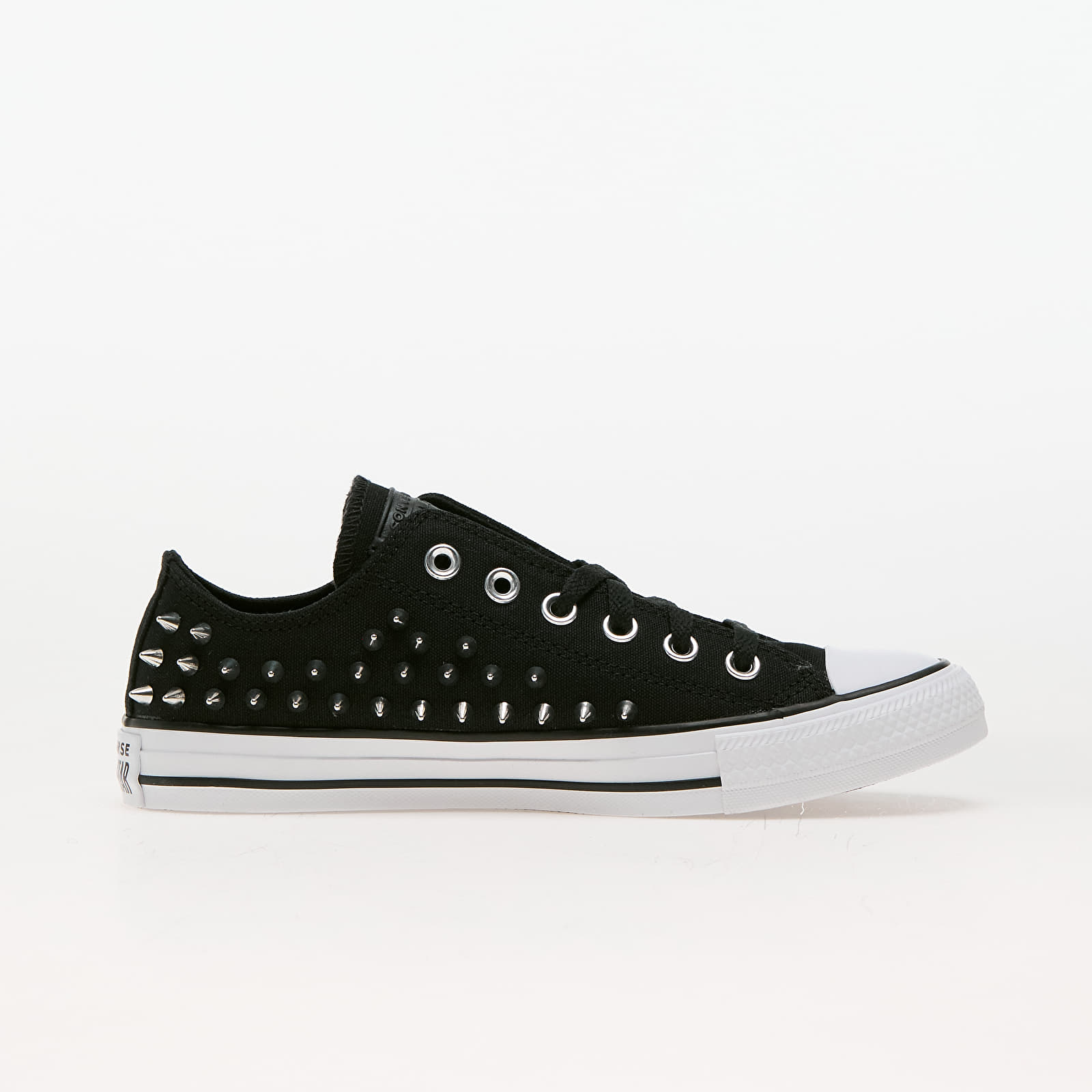 Women's sneakers and shoes Converse Chuck Taylor All Star Studded Black/ Silver/ White