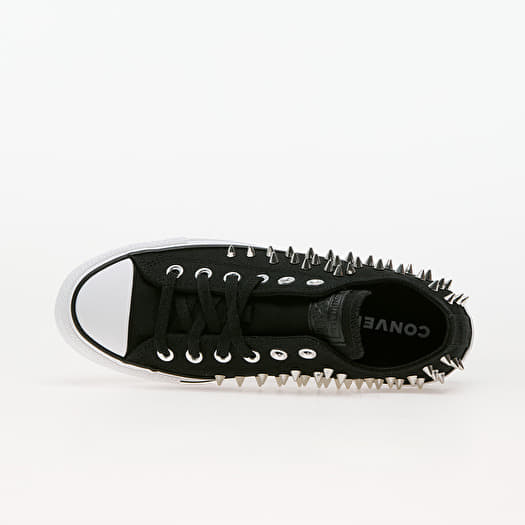 Women s sneakers and shoes Converse Chuck Taylor All Star Studded Black Silver White Queens