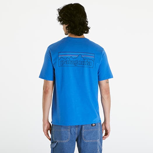 Camiseta patagonia azul shop