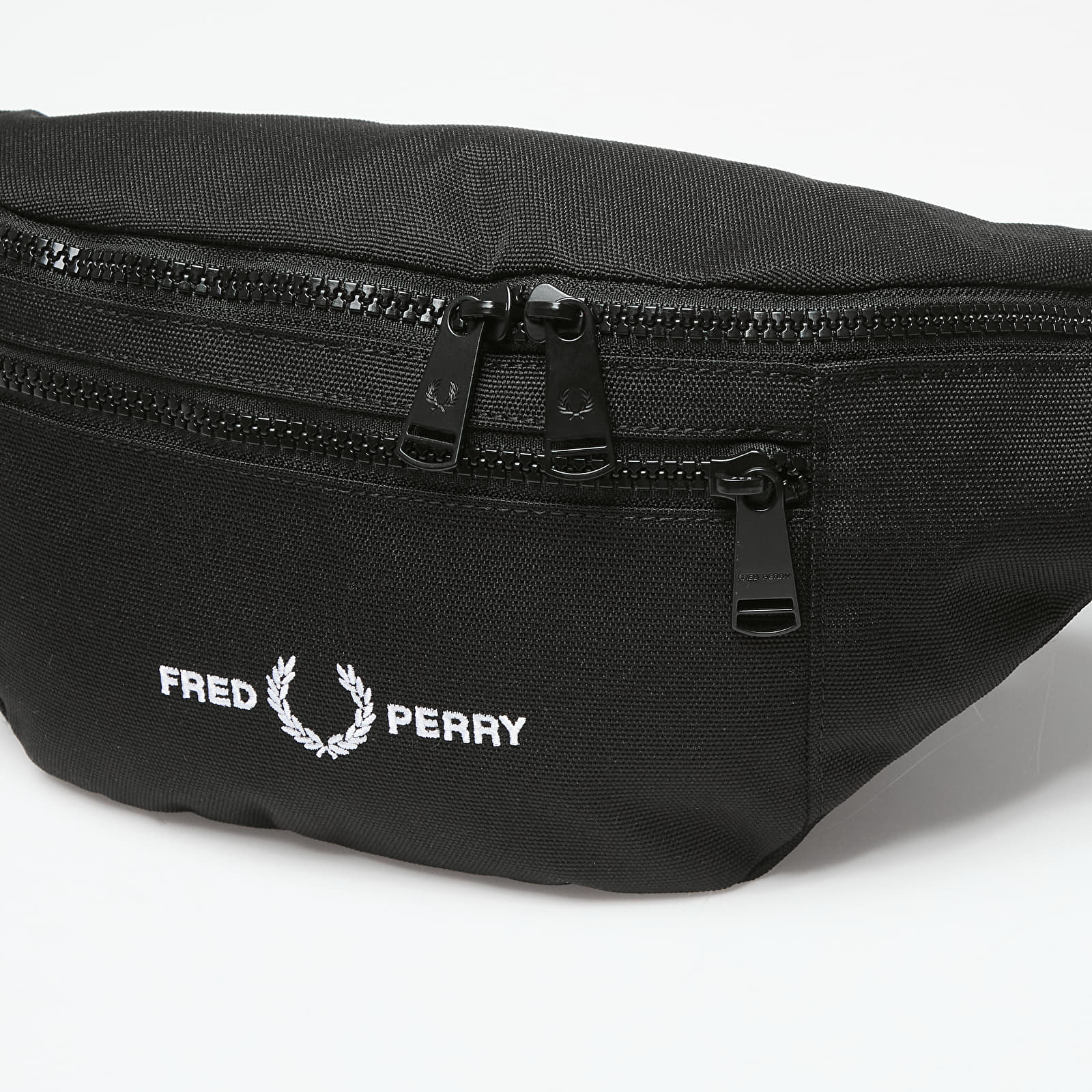 Kidney Packs FRED PERRY Polyester Flp Crossbody Bag Black
