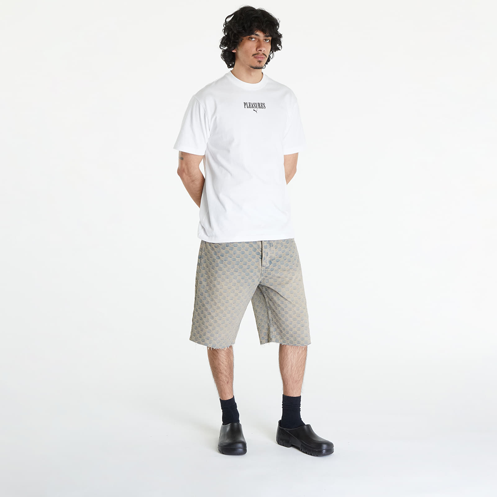 Majice PUMA x PLEASURES Graphic Tee PUMA White