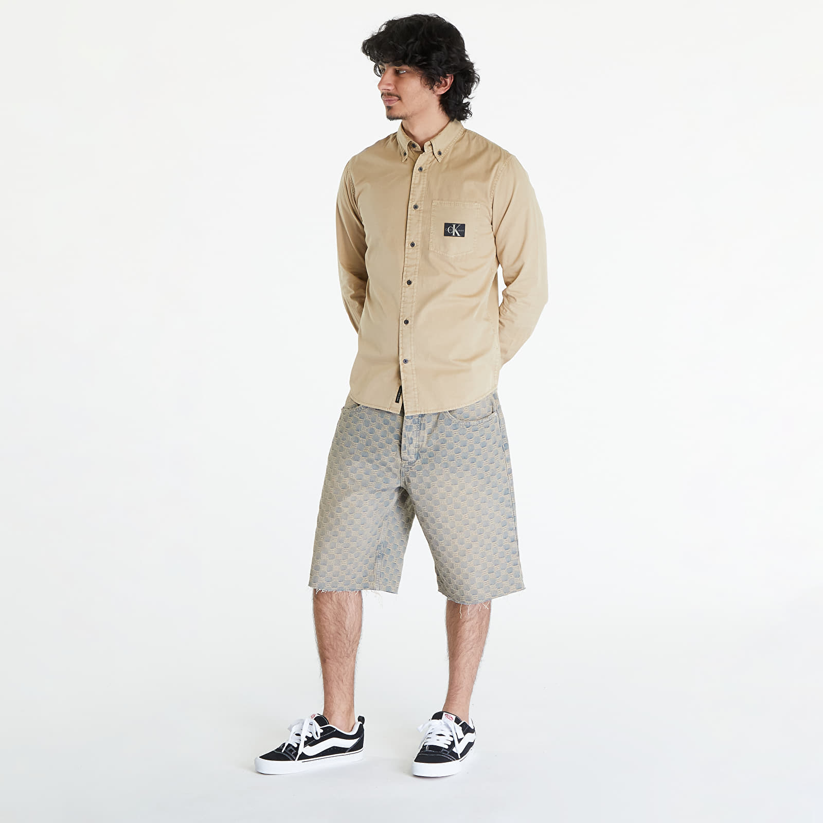 Shirts Calvin Klein Jeans Regular Shirt Beige