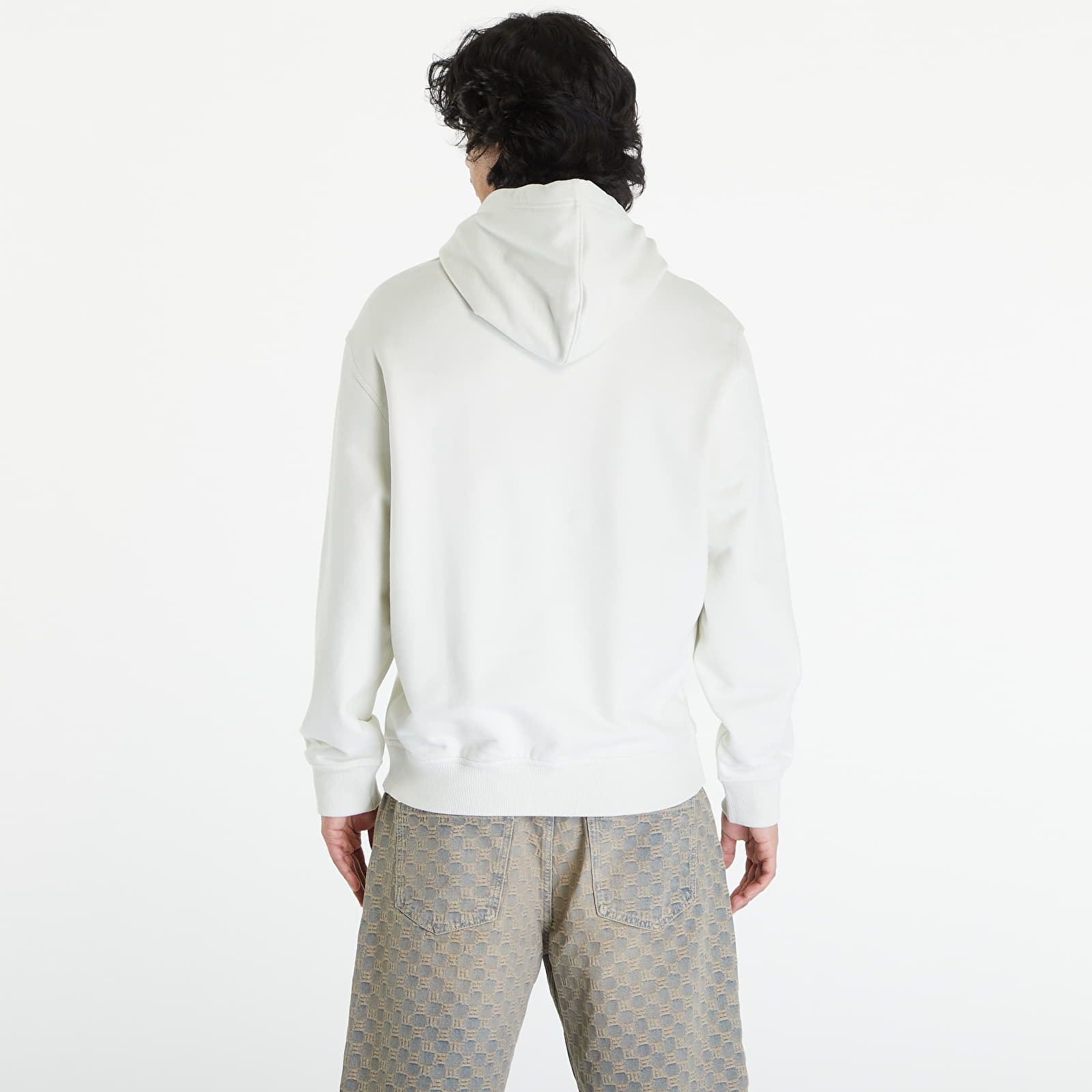 Sweatshirts Calvin Klein Jeans Embroidery Patch Hoodie White