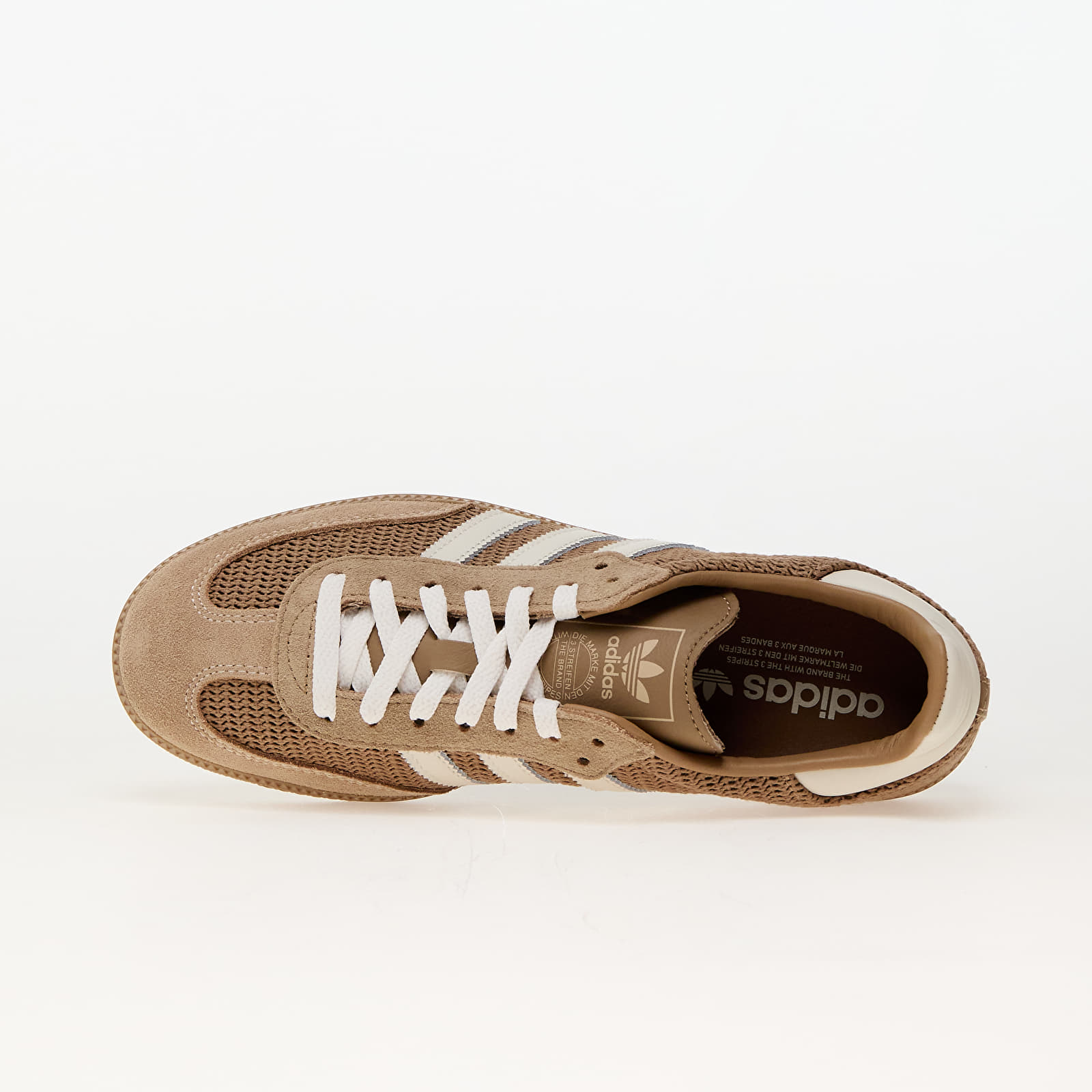 Vīriešu čības un apavi adidas Samba Og Cardboard/ Core White/ Brndes