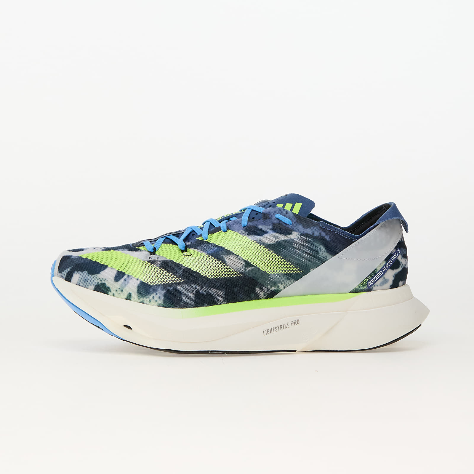 Чоловіче взуття adidas Adizero Adios Pro 3 Crystal White/ Lucid Lemon/ Blue Burst