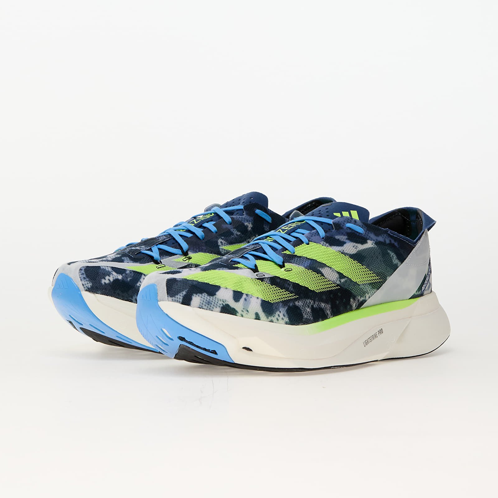 Чоловіче взуття adidas Adizero Adios Pro 3 Crystal White/ Lucid Lemon/ Blue Burst