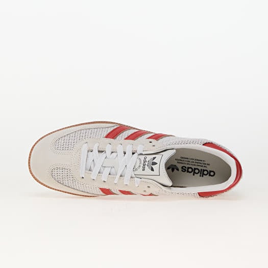 Baskets et chaussures pour hommes adidas Samba OG Crystal White Preloved Red Gum2 Queens