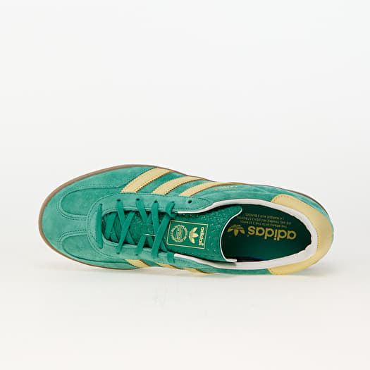 Men s sneakers and shoes adidas Gazelle Indoor Semi Court Green Almost Yellow Gum Queens