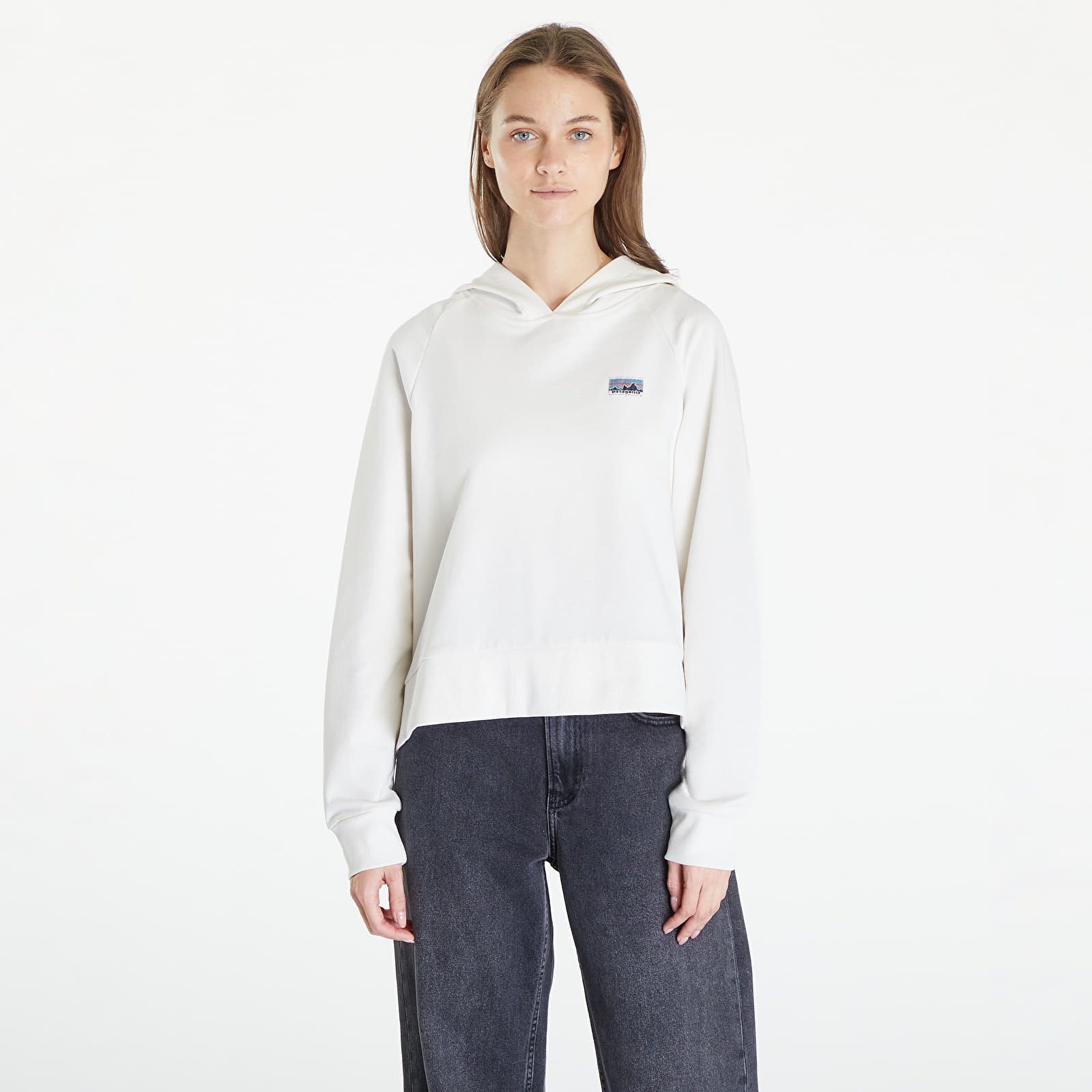 Sweatshirts Patagonia W's Regenerative Organic Certified Cotton Essential Hoody Wool White