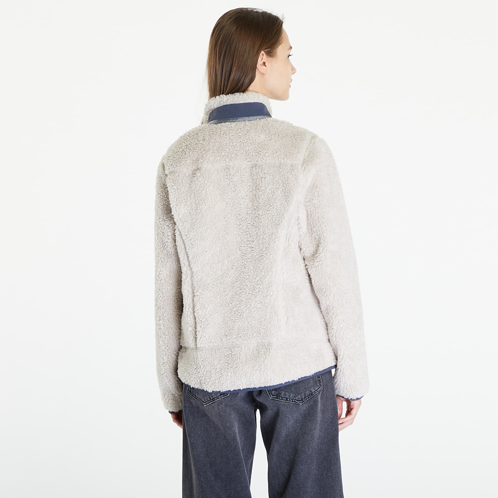 Jackets Patagonia W's Classic Retro-X Jacket Natural/ Smolder Blue