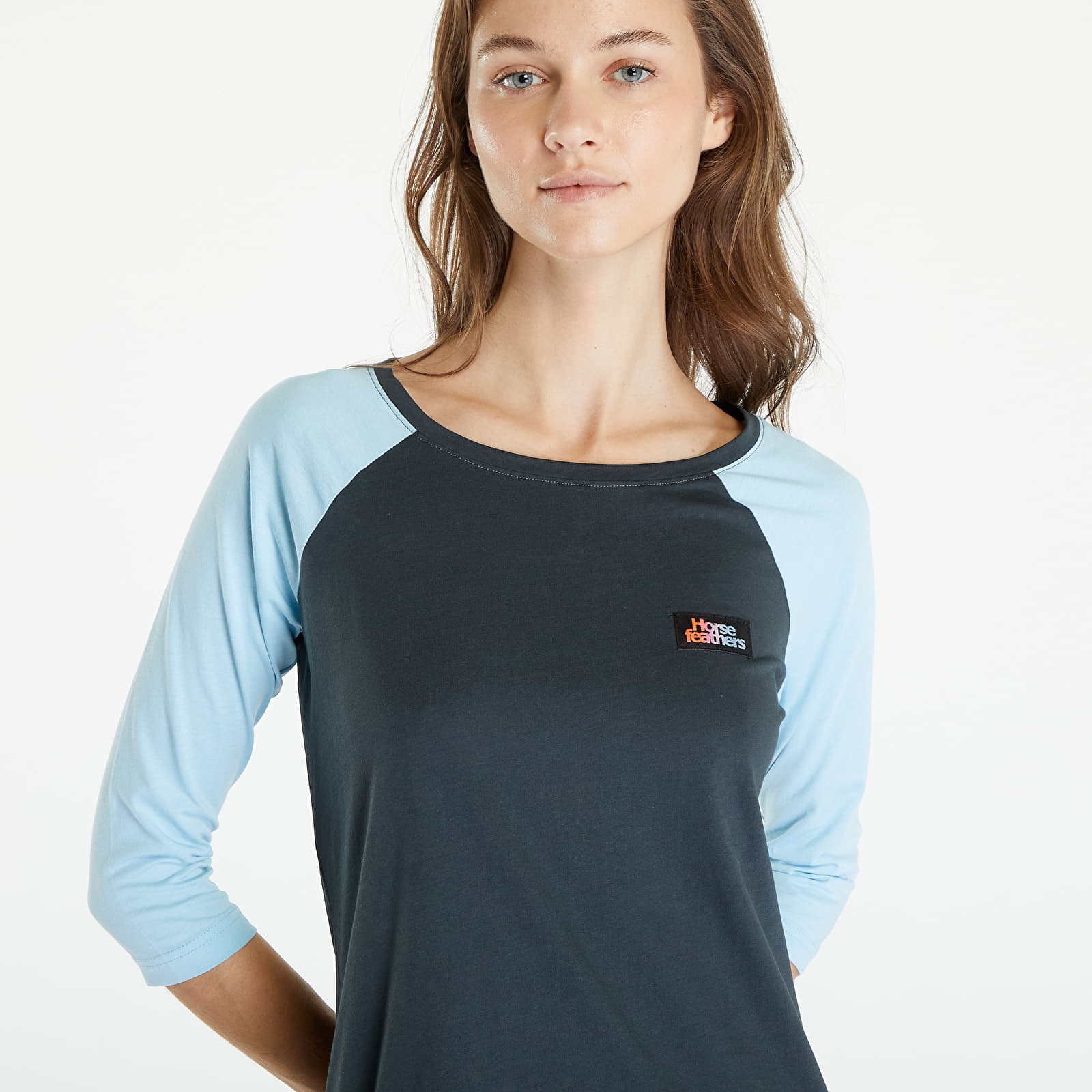 Vestido Horsefeathers Meena Dress Gray/ Aquatic