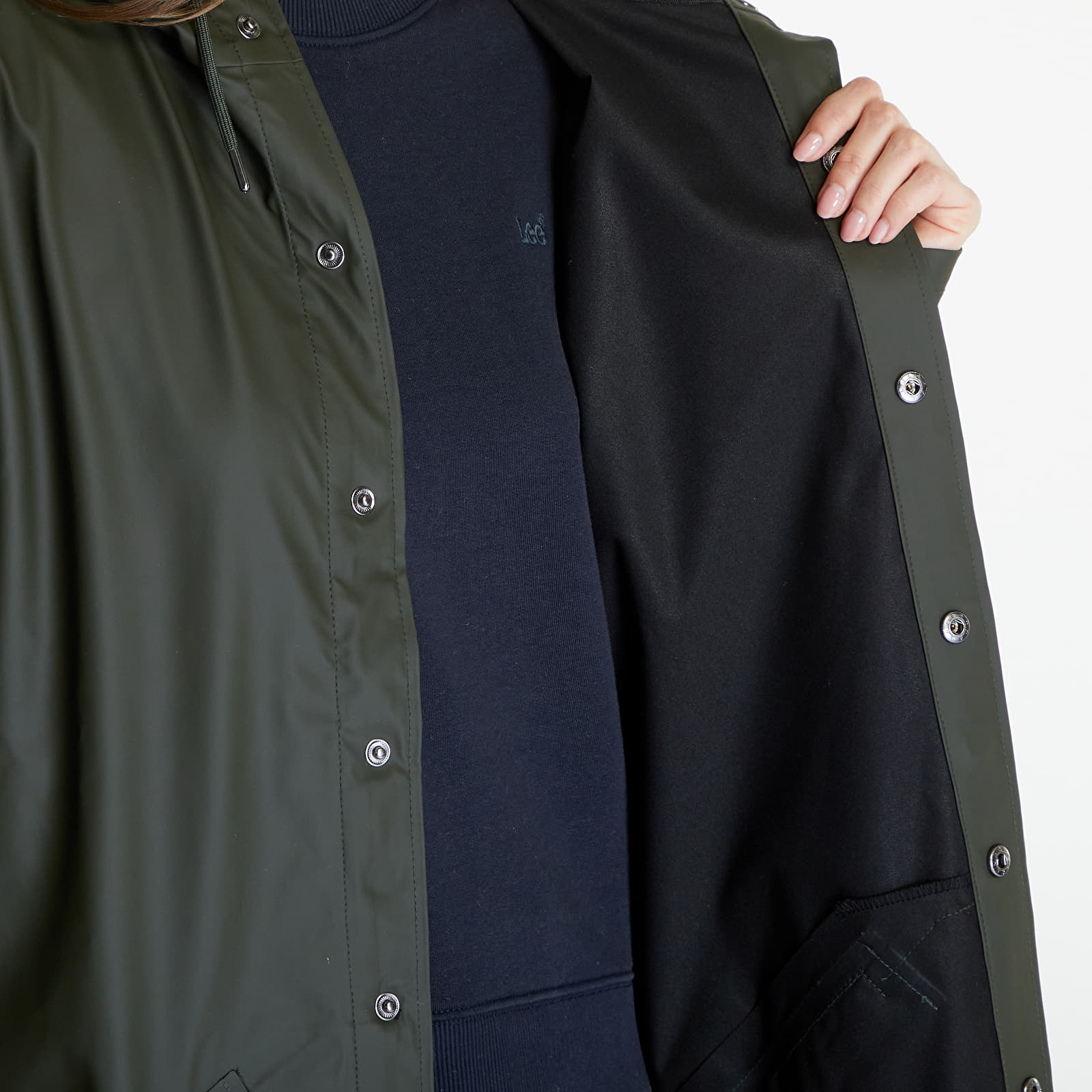 Jackets Rains Long Jacket W3 UNISEX 03 Green